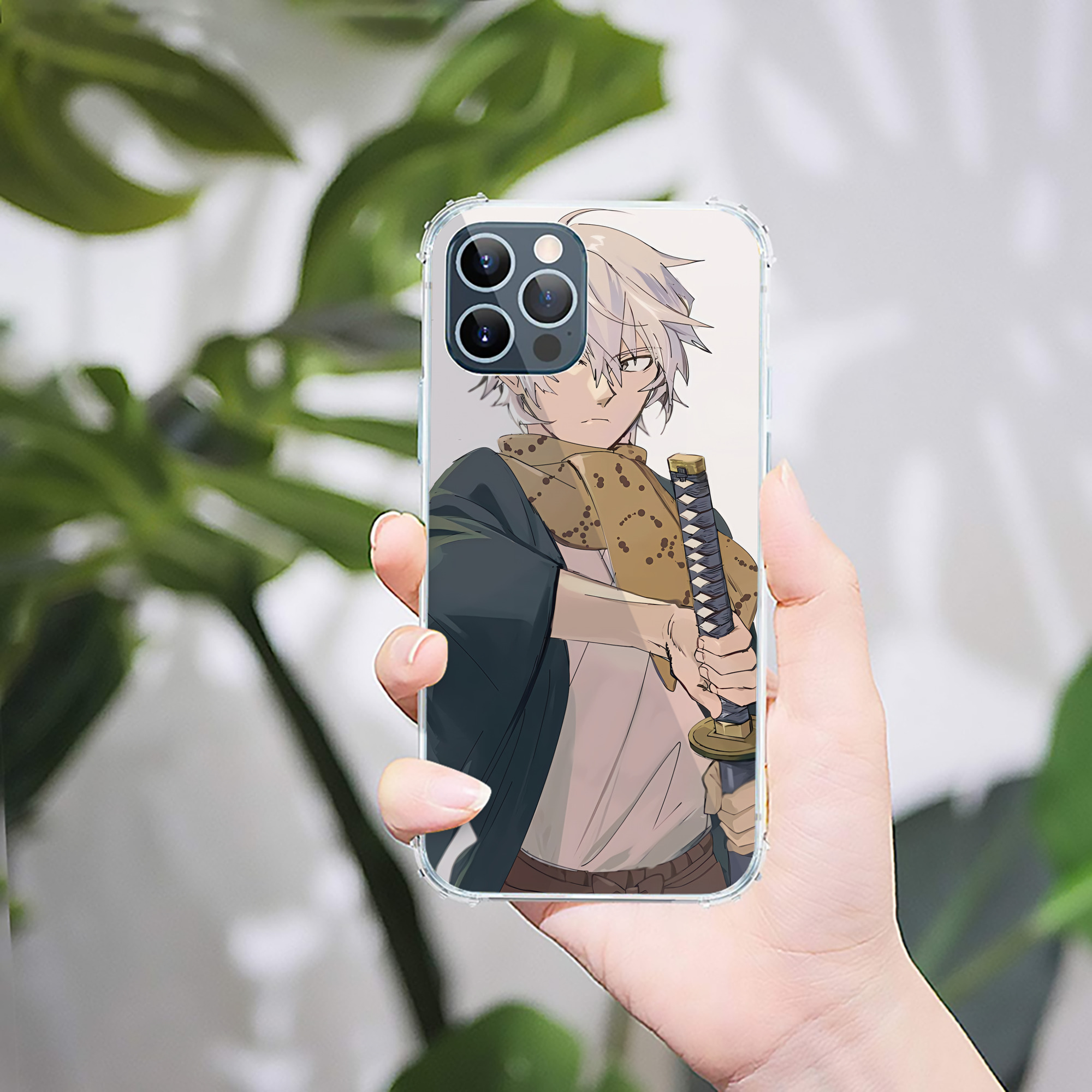 （画像用） 文豪ストレイドッグス Bungo Stray Dogs 【iPhone 12シリーズ対応】透明スマホケース（クリアソフトケース）